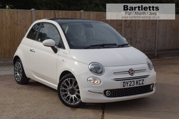 White FIAT 500 1.0 Mhev Dolcevita Plus 2023