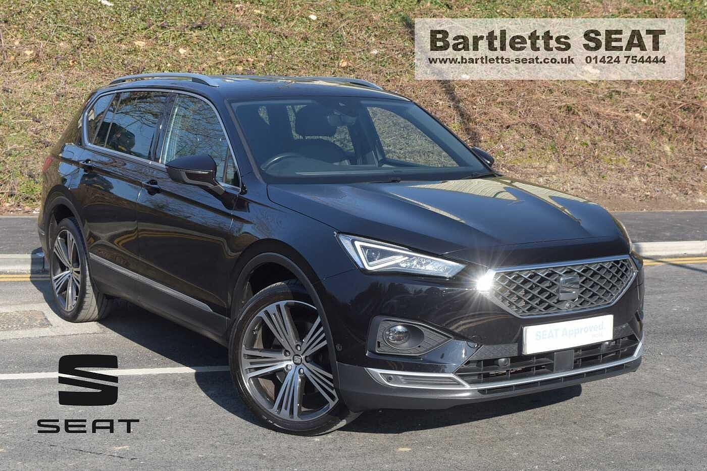 Black SEAT Tarraco TSI 4drive Xcellence Lux DSG 2019