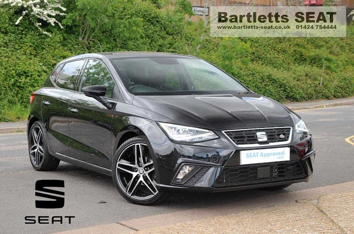 Black SEAT Ibiza TSI Fr Sport 2020