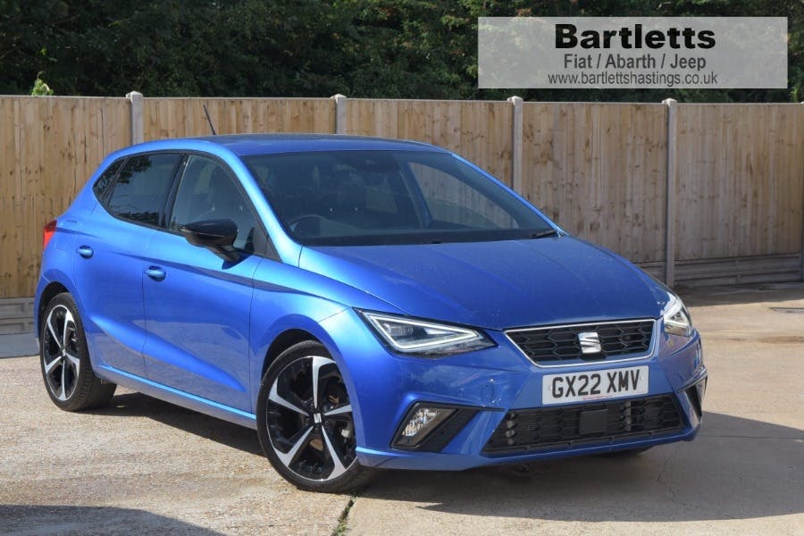 Blue SEAT Ibiza TSI Fr Sport 2022