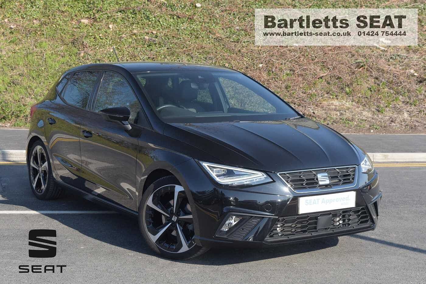 Black SEAT Ibiza TSI Fr Sport 2023