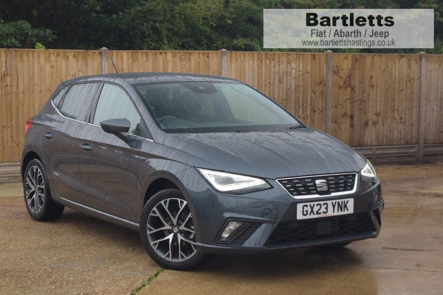 Grey SEAT Ibiza 1.0 TSI Xcellence Lux 2023