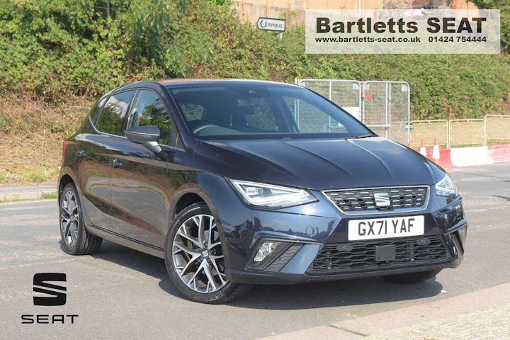 Blue SEAT Ibiza TSI Xcellence Lux 2021