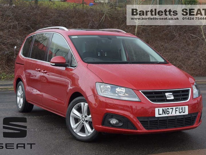 Red SEAT Alhambra TDI Xcellence 2017