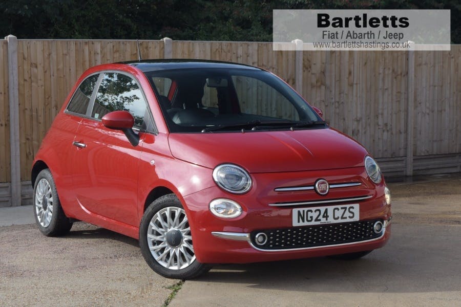 Red FIAT 500 1.0 Mhev Hatchback 2024