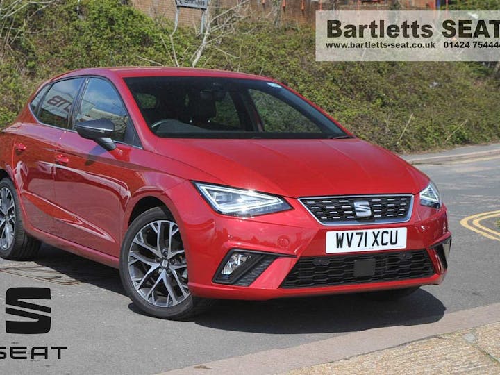Red SEAT Ibiza TSI Xcellence Lux 2021