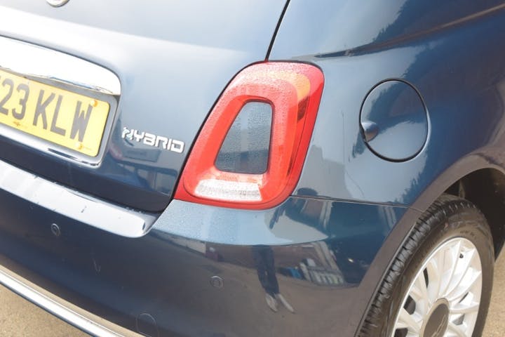Blue FIAT 500 1.0 Mhev 2023