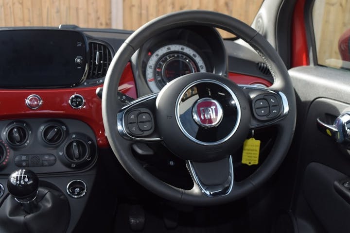 Red FIAT 500 1.0 Mhev Hatchback 2024