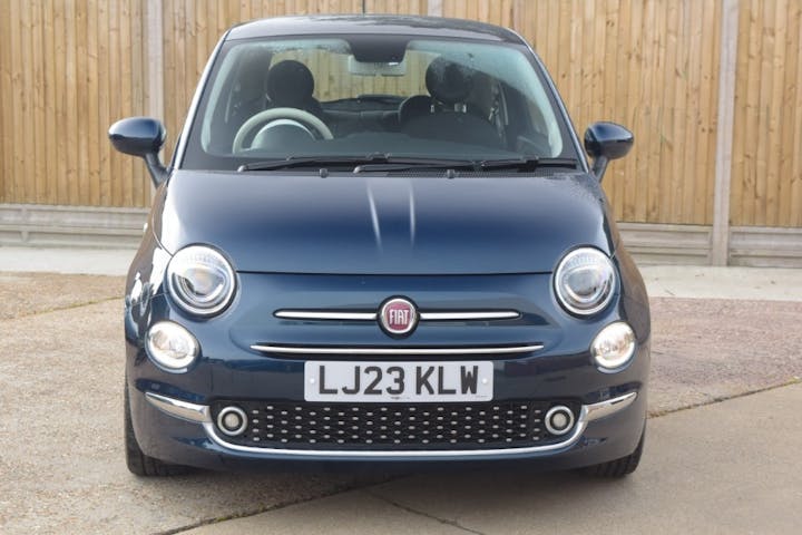 Blue FIAT 500 1.0 Mhev 2023
