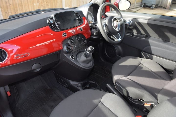Red FIAT 500 1.0 Mhev Hatchback 2024