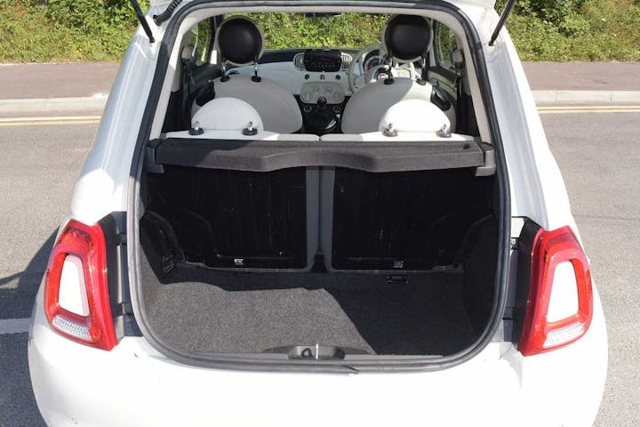 White FIAT 500 Lounge Mhev 2021