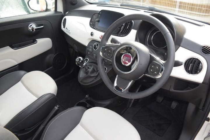 White FIAT 500 1.0 Mhev Dolcevita Plus 2023