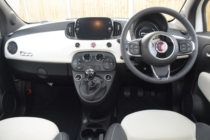 White FIAT 500 1.0 Mhev Dolcevita Plus 2023