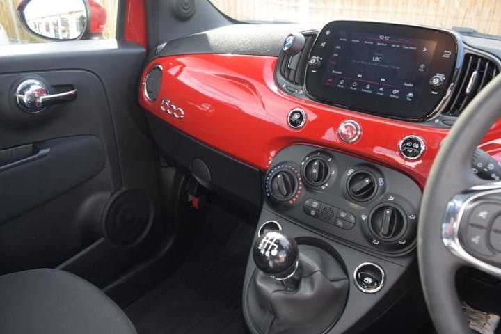 Red FIAT 500 1.0 Mhev Hatchback 2024
