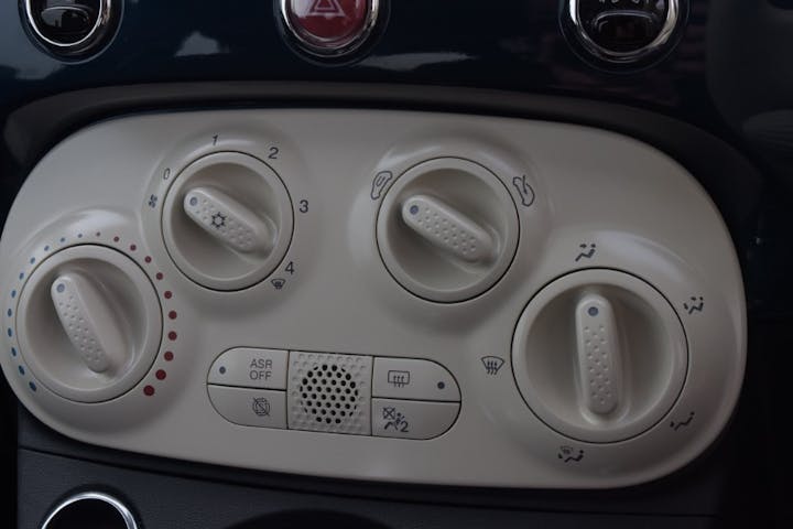 Blue FIAT 500 1.0 Mhev 2023