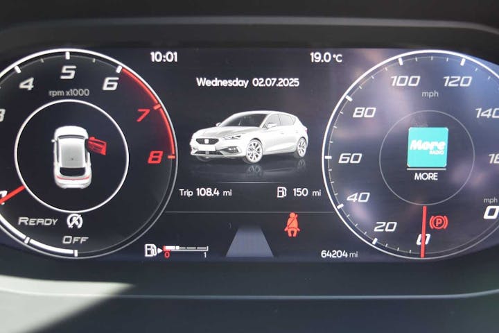 Black SEAT Leon TSI Evo SE Dynamic 2020