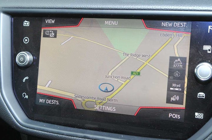 Black SEAT Ibiza TSI Fr Sport 2020