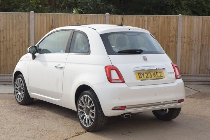White FIAT 500 1.0 Mhev Dolcevita Plus 2023