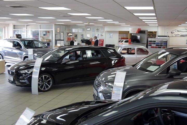 Red SEAT Ibiza TSI Xcellence Lux DSG 2020
