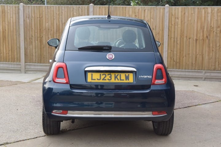 Blue FIAT 500 1.0 Mhev 2023