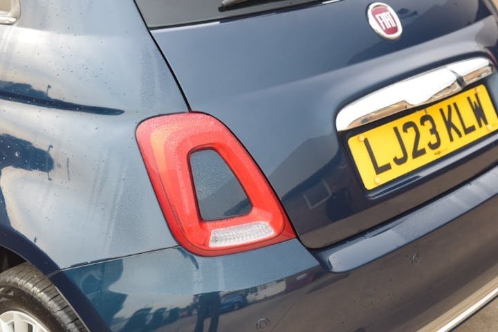 Blue FIAT 500 1.0 Mhev 2023
