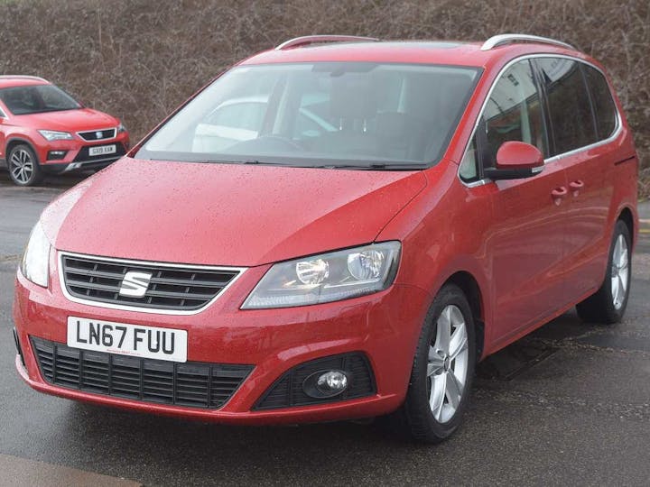 Red SEAT Alhambra TDI Xcellence 2017